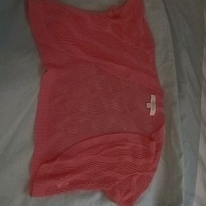 Coral zigzag coverup